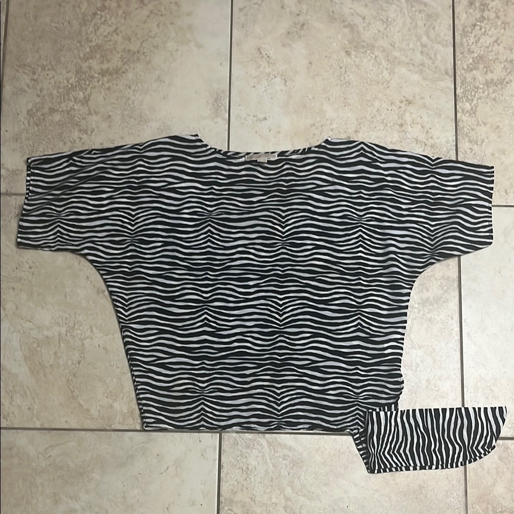 Michael Kors- Zebra Print Women's Top